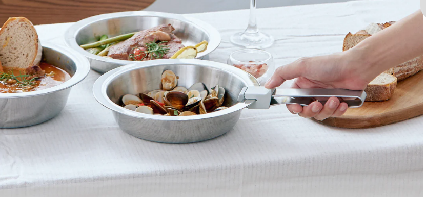 Po&ecirc;le en acier inoxydable