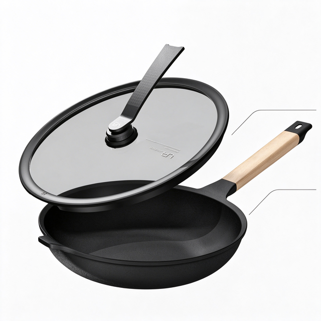 Wok en fonte